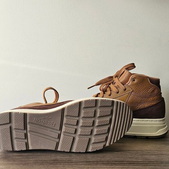 REEBOK Women's Club C Double GEO Mid Shoe Sneaker Size  8 Brown  NWT - Picture 6 of 7